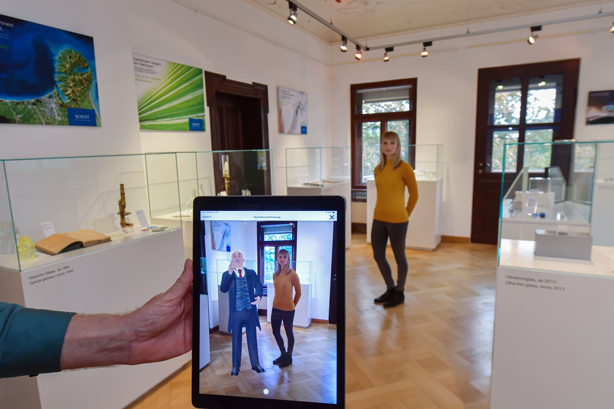 SCHOTT Villa AR Otto Schott in Augmented Reality