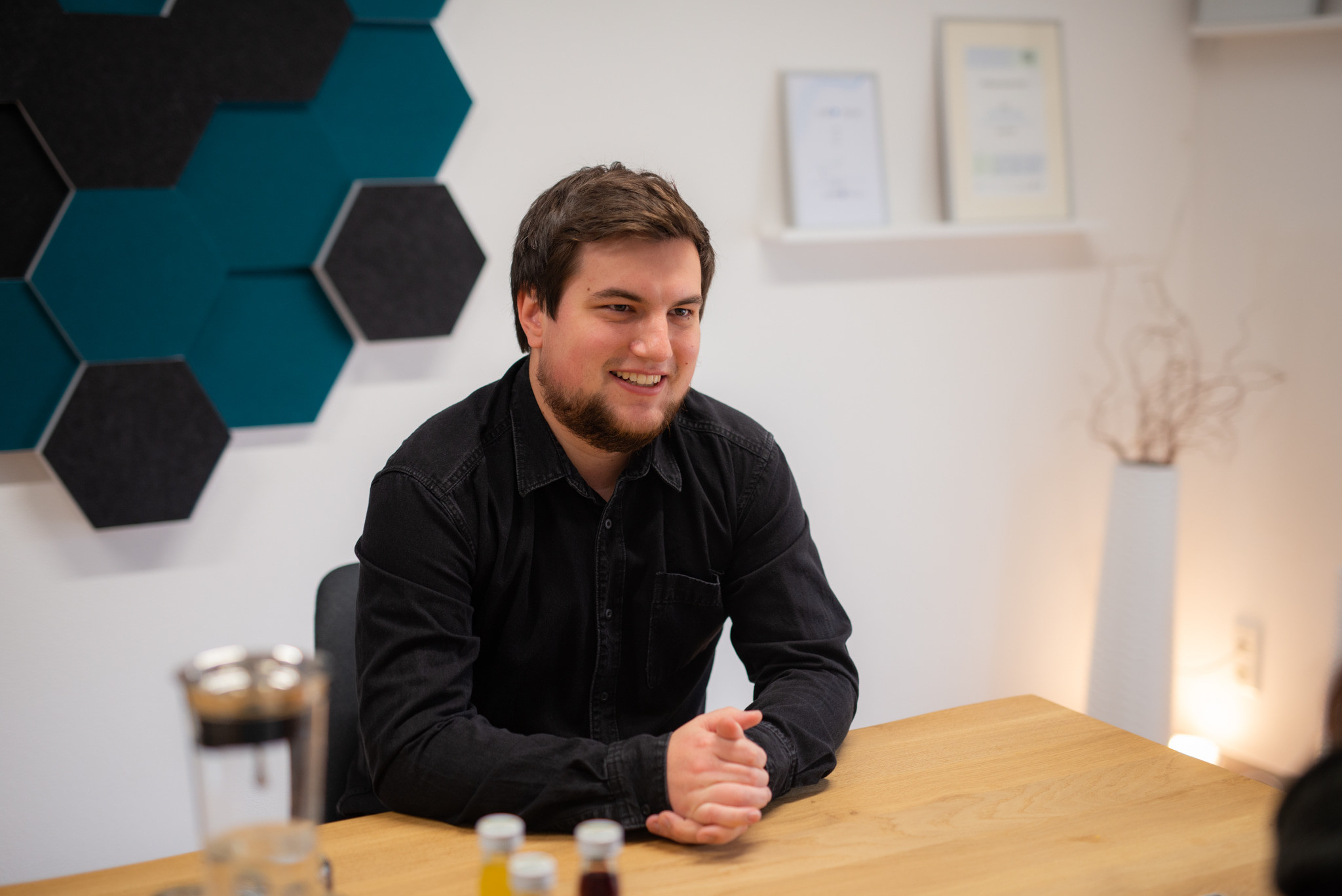 Sebastian Gottschlich CIO rooom AG Sebastian Gottschlich in rooom office